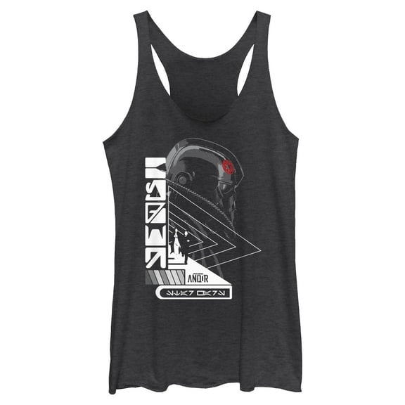 Womens Star Wars: Andor TIE Fighter Pilot Escape Racerback Tank
