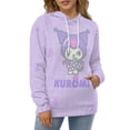 thumbnail image 3 of Kuromi And My Melody Hoodie 3D Print Pullover Hooded Long Sleeve Sweatshirts Tops Blouse with Pocket for Mens Womens, 3 of 6