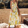 thumbnail image 2 of Various Fruits Design Sleeveless Dress Woman Fashion Long Dresses Women's Summer Suit Dress 2025, 2 of 7