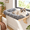 Grey-Large(24.4''x15''), variant on Cloud-soft Cat Window Sill Perch Zipper Design Cushion Pet Bed Xl