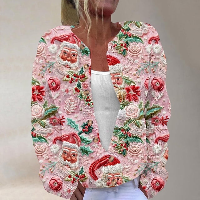 LOVZFMLL Cardigan pour Femmes Cardigan à Manches Longues Creusé Couleur Unie Veste Décontractée