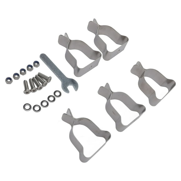 Window Well Cover Clamp, Easy Install Window Well Cover Hardware Kit Heavy Duty for Home