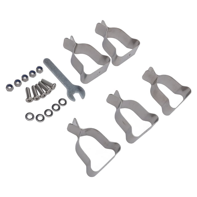 Window Well Cover Clamp, Easy Install Window Well Cover Hardware Kit Heavy Duty for Home