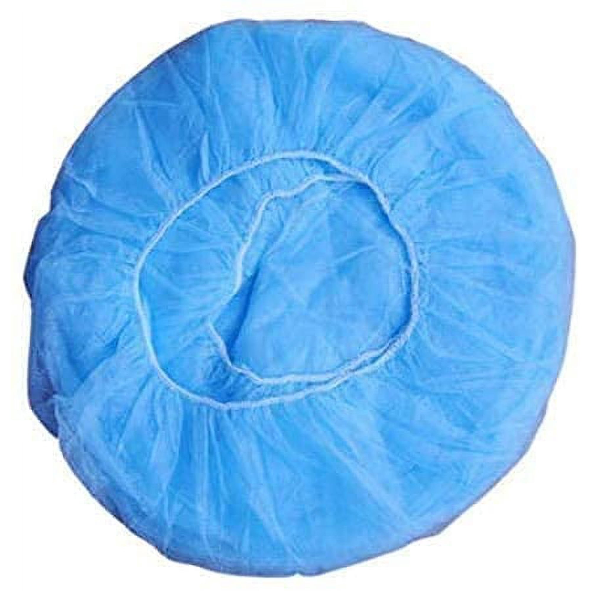 100-Pack 24 Inch Disposable Bouffant Hair Nets - Non-Woven White Caps
