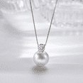 thumbnail image 3 of Collar Con Perla En Cadena De Plata 925 Xtellar plateado, 3 of 4