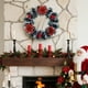 thumbnail image 5 of Artificial Winter Wreath Christmas Wreath Artificial Hanging Wreath Suitable For Front Door Fireplace Stair Railing Christmas Party Decoration, 5 of 6