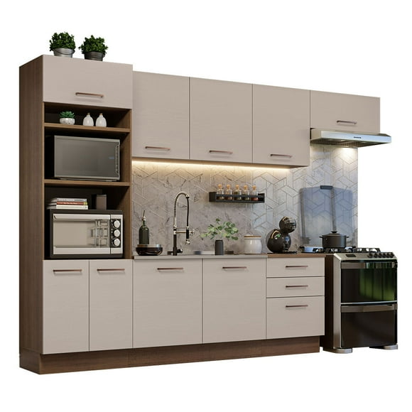 Cocina Integral Completa Modular Madesa Agata 330cm MC 01