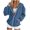 Navy, variant on Women's Corduroy Hooded Zip Sweatshirt Jacket with Pockets for Fitness Yoga Sports Winter Spring Black S