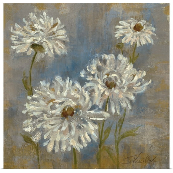 Great BIG Canvas | "Flowers in Morning Dew II" Art Print - 24x24