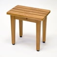 thumbnail image 6 of Asta Zaka Solid Teak Fully Assembled Shower/Bath/Spa Foot Stool, Side Table, SPATEAK Collection, TB-013, 6 of 7