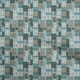 thumbnail image 1 of oneOone Cotton Jersey Light Blue Fabric Asian Kilim Quilting Supplies Print Sewing Fabric By The Yard 58 Inch Wide, 1 of 5