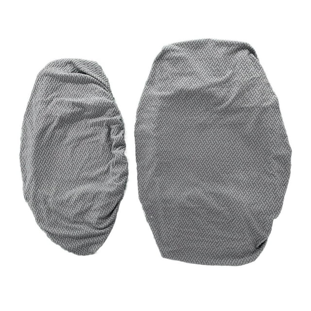 Wweixi Housses de Coussin de Dinette RV, Housse Extensible Noire Facile à Ajuster, Siège Élastique pour Canapé RV Gris