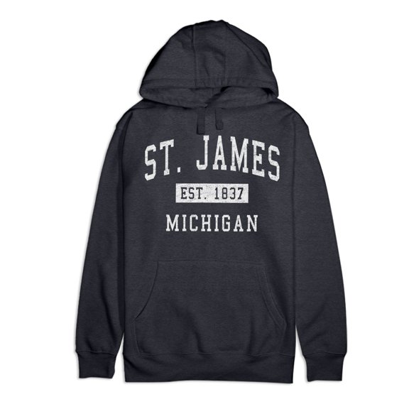 St. James Michigan Classic Established Premium Cotton Hoodie