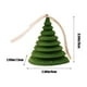 thumbnail image 3 of Vela aromática para árbol de Navidad - Rosa, Verde, Blanco - tamaños 6" y 9,5" - Decoración del hogar, aromaterapia, utilería festiva para fotos, 3 of 6
