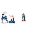 thumbnail image 1 of Estatua de ciervo esculpido,Escultura de ciervo de resina para sala de estar,Letrero de mesa,Decoración de escritorio acrílica,rincón navideño,decoración del hogar,Decoración de fiesta, 1 of 8