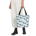 thumbnail image 4 of Bingfone Dachshund Dog Puppy Women Shoulder Tote Bags Casual Bag Ladies Shopping Handbag, 4 of 6