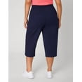 thumbnail image 2 of Hanes Just My Size Women's French Terry Capris, 19" (Plus ) Navy 5X, 2 of 10