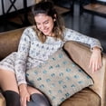 thumbnail image 2 of Plutus 26" x 26" Wool Dot Luxury Throw Pillow in Blue, 2 of 9