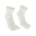 thumbnail image 2 of Unique Bargains 1 Pair Five Toe Socks Thickening Plush Socks for Women White, 2 of 6