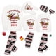 thumbnail image 4 of Pijamas familiares a juego de Navidad, conjunto de pijamas de Dachshund a través de la nieve, Tops de reno, pantalones, 2023, 4 of 4