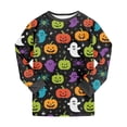 thumbnail image 6 of Leey-World Halloween Pajamas Toddler Halloween Pajamas for Girls Long Sleeve and Pants Nighty PJS 2-piece Set, 6 of 9