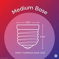 thumbnail image 4 of GE Lighting Crystal Clear Light Bulb, 150 Watt, General Purpose Light Bulb, Medium Base 12 Pack, 4 of 4