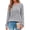 Grey, variant on Fantaslook Womens Long Sleeve Shirts Casual Tunic Tops Work Dressy Blouses Fall Sweaters