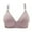 Gray, variant on Herrnalise Women's Lace Edge Vertical Stripe Back Bra Padded Bra Wireless Lingerie For women