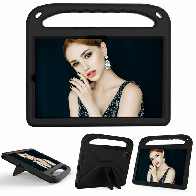 Cartoon Case for Samsung Galaxy Tab S7 S8 S9 11 Inch FE Plus 12.4 Inch EVA Protective Shell Cover Kids Handheld Tablet Cases Black Tab S9 11.0