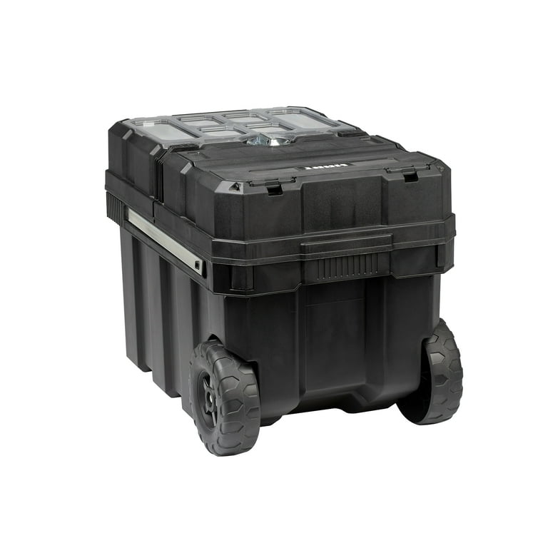 Ridgid Mobile Job Box 2 Wheels Tool Storage Box High Impact Resin 28 Inch  New