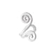 thumbnail image 1 of Guardurnaity Ear Cuff sin inhibición flor forma elegante Earclip falso cartílago pendientes para Mujeres Hombres accesorios de boda Ropa, zapatos y accesorios Miscelánea Plata Guardurnaity AP012391-02, 1 of 6
