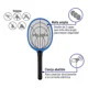thumbnail image 2 of Raqueta Mata Mosquitos Recargable con Linterna Led Kleiman, 2 of 2