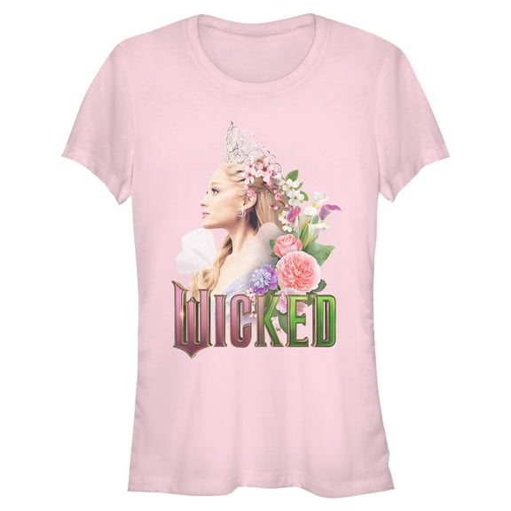 Juniors Wicked: For Good Glinda Side Profile Pose T Shirt