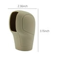 thumbnail image 3 of Konghyp Universal Anti-Slip Car Gear Shift Knob Cover - Elastic Silicone Vehicle Automatic Shifter Protector, 3 of 6