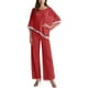thumbnail image 1 of Conjunto de top con lentejuelas y pantalones anchos para mujer, 3 piezas, 1 of 5