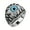 11, variant on Hip Hop Style Evil Eye Demon Ring, Unisex Punk Fashion Alloy Single Ring, No Precious Metal Plating, Trendy Statement Jewelry,8