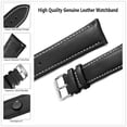thumbnail image 4 of Correas de reloj de liberación rápida de 18mm, 20mm, 22mm, banda de reloj de cuero genuino de ganancia superior, se adapta a Samsung Galaxy Watch, Garmin Huawei Watch, 4 of 4