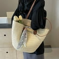 thumbnail image 2 of STYLAGO Woven Beach Bags for Women Summer Straw Bag Woven Straw Tote Bag Large Capacity Shoulder Handbags, 2 of 6