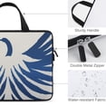 thumbnail image 3 of Werpe Bird Wings Minimalist Laptop Bag Diving Fabric Tablet Cover Neoprene Computer Protective Handle Case 10inch, 3 of 5