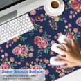 thumbnail image 2 of Long Mouse Pads for Desk,Pioneer Flower Floral Print Pattern Desk Mats on Top Of Desks, Desk Mouse Pad Extra Large with 3mm Non-Slip Base and Stitched Edge for Gaming,Office,Work,Home 47.3"x23.6", 2 of 6