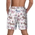 thumbnail image 4 of Fotbe Cute Dog Men’s Swim Trunks Quick Dry Swim Shorts Board Shorts with Mesh Lining-X-Large, 4 of 9