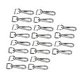 thumbnail image 1 of Fermoirs à Mousqueton Pivotants, Fermoirs Pivotants Durables Couleur Exécution Exquise Argent Structure Robuste Haute Résistance pour Clé pour Sac à Main pour Cordon, 1 of 8