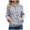Grey, variant on Yuhangmm Women Hoodies Long Sleeve Hoodless Sweatshirt Casual Crewneck Pullover Soft Comfortable Blouse Top for Everyday Style Green XL