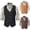 Khaki, variant on Men's Western Cowboy Suit Vest Slim Fit Faux Suede Leather Dress Vests Waistcoat for formal Business Wedding Khaki