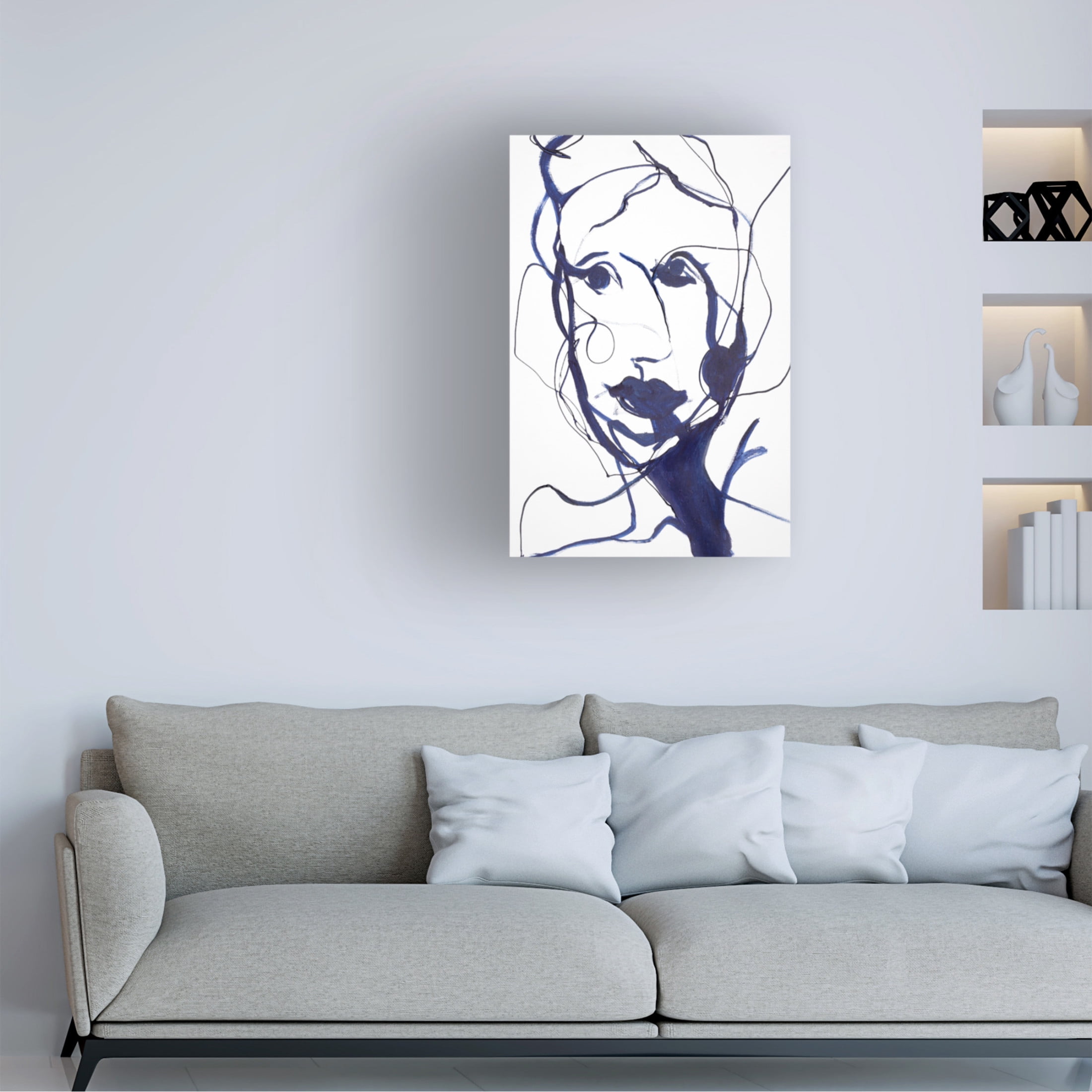 Canvas Wall Art - Design Fabrikken 'Full Of Wonder' Wall Art for Living Room, Bedroom, or Office Décor by Trademark Fine Art - 30 x 47 Inches