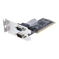 thumbnail image 3 of StarTech.com 2-Port PCI RS232 Serial Adapter Card, PCI Serial Port Expansion Controller Card, PCI to Dual Serial DB9 Card, Standard (Installed) & Low Profile Brackets, Windows/Linux - Dual Port PCI Serial Card (PCI2S5502) - Serial adapter - PCI low profile - RS-232 x 2 - black, 3 of 15