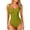 Green, variant on Riecok Bodysuit for Women Jumpsuit Seamless Stretchy Sleeveless Jumpsuits Solid Spaghetti Strap Workout Shapewear