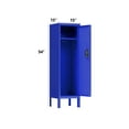 thumbnail image 5 of Metal Storage Cabinet with Storage, Metal Locker Accent Storage Cabinet with Door, Lockable Steel Storage Cabinet, Steel File Cabinet for Office, Living Room, Bedroom, Without Lock, 5 of 12