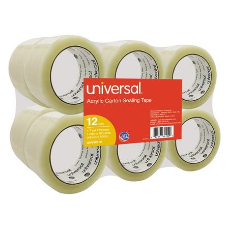 Universal General-Purpose Acrylic Box Sealing Tape, 48mm x 100m, 3