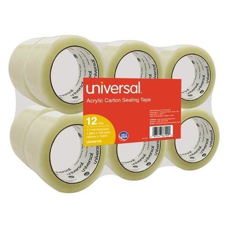 Universal General-Purpose Acrylic Box Sealing Tape, 48mm x 100m, 3